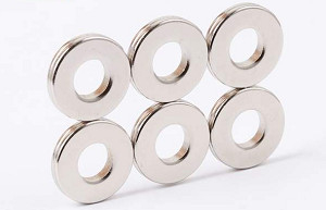 Ímãs fortes permanentes Ndfeb Ring Neodymium Magnets da terra rara